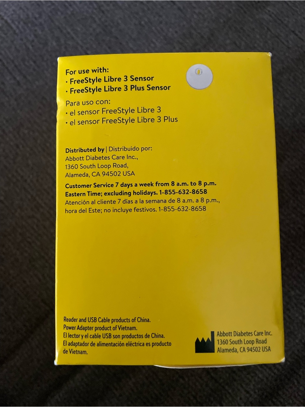 Abbott FreeStyle Libre 3 Reader - Bright Yellow Box sealed - Picture 3 of 7